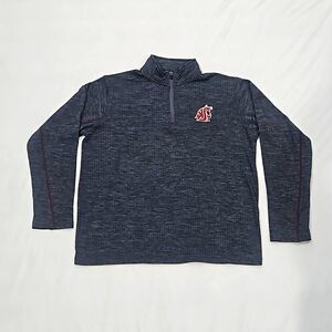 Rivalry Threads WSU Quarter Zip Pullover Shirt | size S